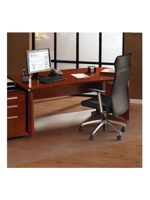 Floortex Cleartex Xxl Ultmat Polycarbonate Chair Mat For Hard Floorslow Pile Carpet 79 X 60 Clear Office Depot