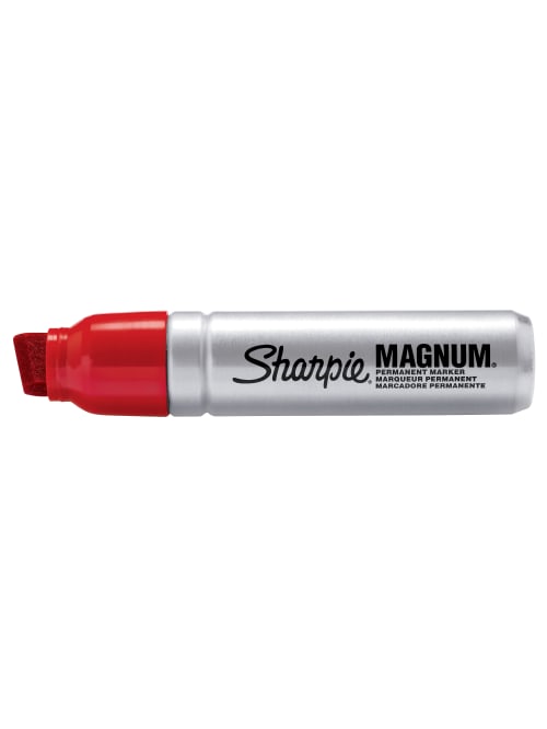 red permanent marker