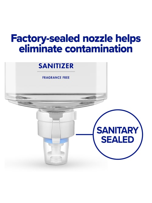 Purell Es4 Wall Mount Hand Sanitizer Dispenser White Office Depot