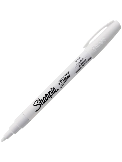 Sharpie Oil Based Paint Marker Fine Point White Office Depot