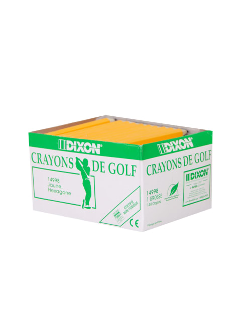 Dixon Presharpened Golf Pencils Presharpened 2 Lead Soft Pack Of 144 Office Depot