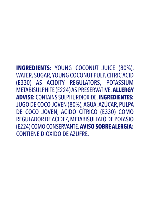 coconut water allergy