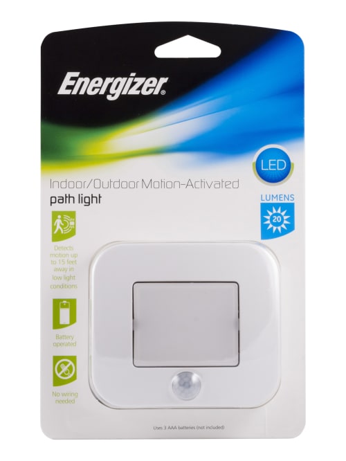 Energizer Led Motion Activated Indooroutdoor Path Light White