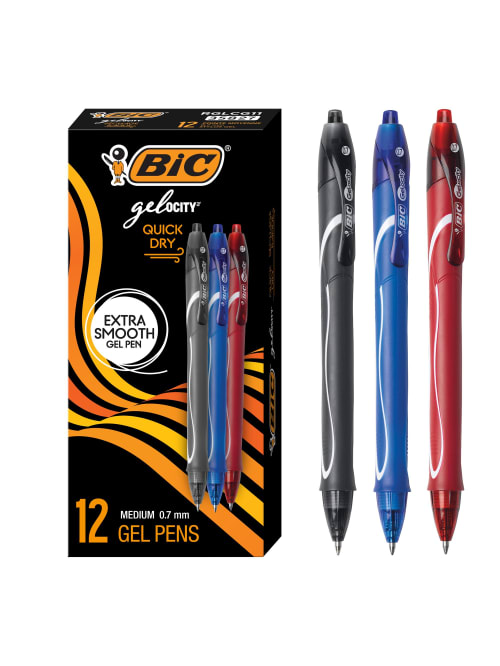 Roller Gel Retráctil Bic Gel-ocity Original, Negro - Papelería Javier