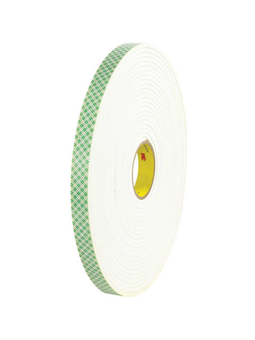 3m 4004 Double Sided Foam Tape 3 Core 2 X 18 Yd Natural Office Depot