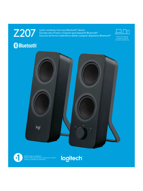 Logitech Z7 Bluetooth Speaker System 5 W Rms Black Bluetooth Wireless Pairing Passive Radiator Office Depot