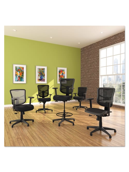 Alera Elusion Mesh Chair Black Office Depot