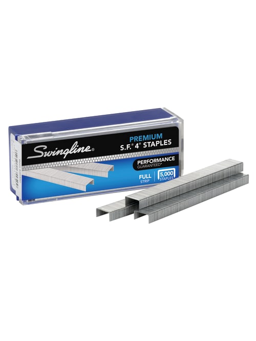 Swingline S F 4 Premium Staples 14 Full Strip Box Of 5000 Office Depot
