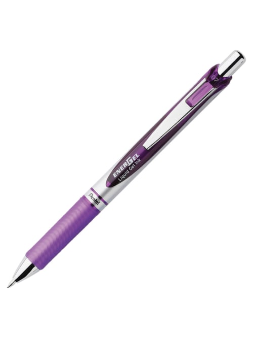 purple gel pens