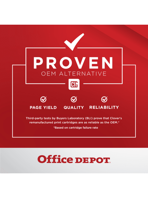 office depot brand odpg40 remanufactured black ink cartridge replacement for canon pg 40 item 229375