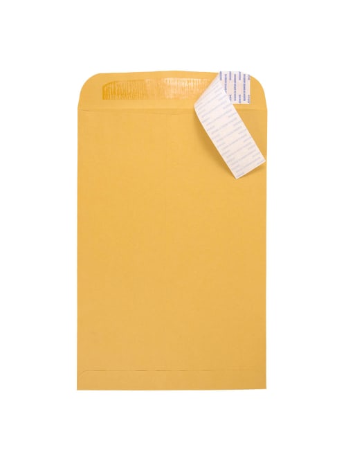 jam paper open end envelopes with peel and seal closure 10 x 15 white pack of 500 envelopes item 2309075