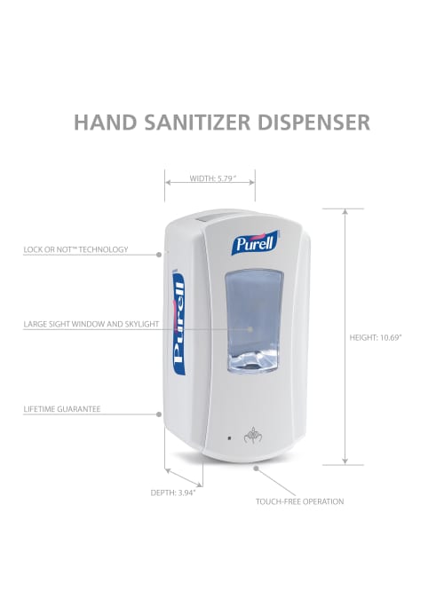 Purell Ltx 12 Dispenser White Office Depot