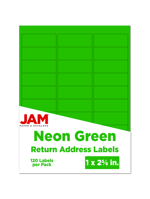neon green labels