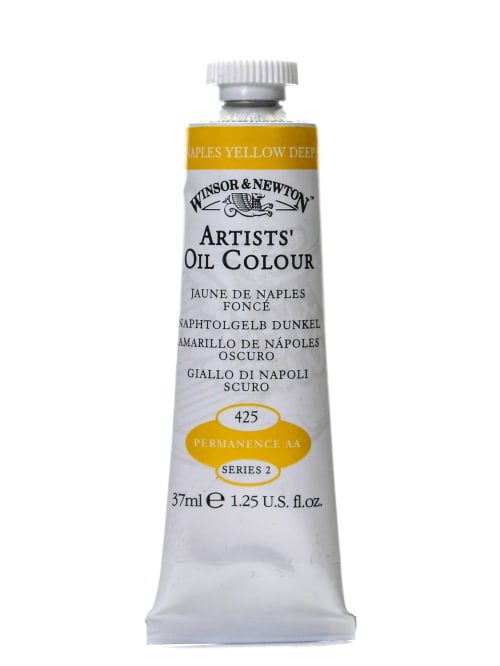 Winsor And Newton Artists Oil Colors 37 Ml Naples Yellow Deep 425 Pack Of 2 Office Depot