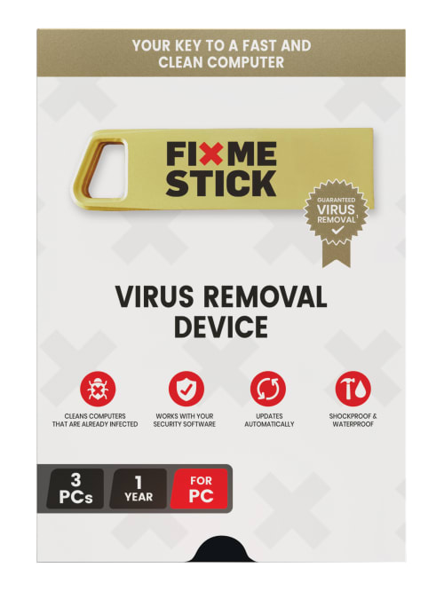 Fixmestick Virus Removal For 3 Devices 1 Year Subscription Usb Flash Drive Office Depot