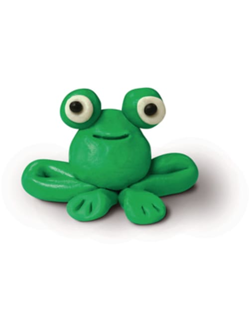 green modeling clay