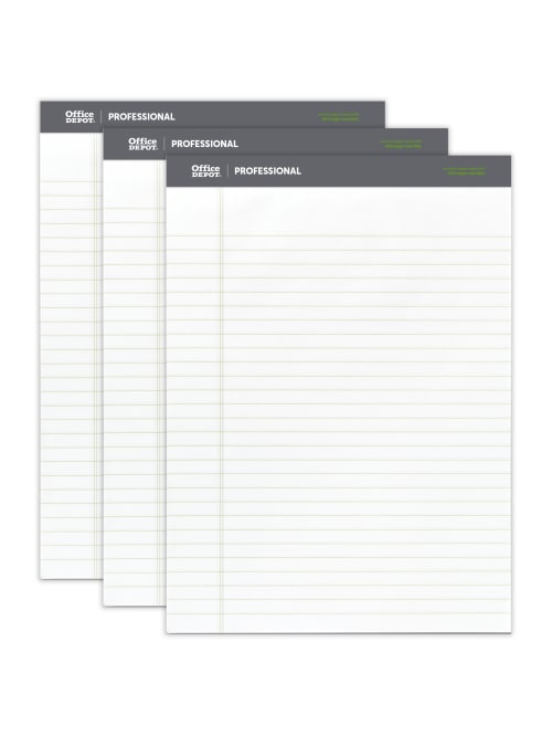 Office Depot Brand Sugar Cane Paper Perforated Pads 8 12 X 11 34