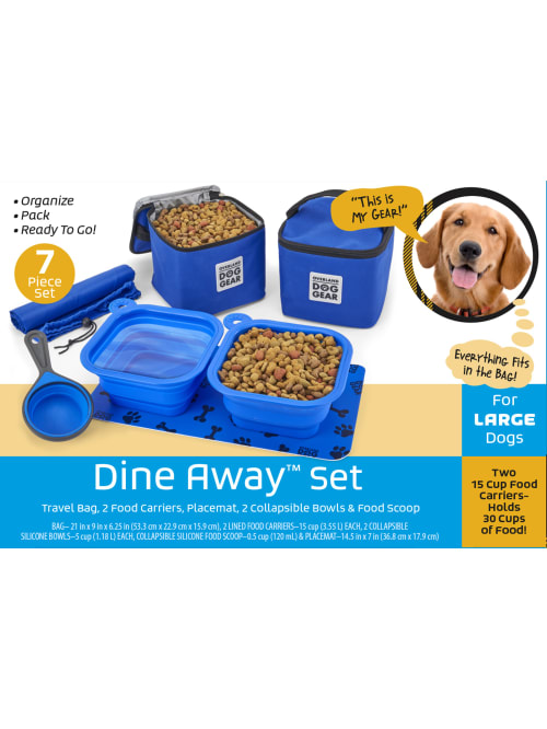 Overland dog gear dine away bag Clearance