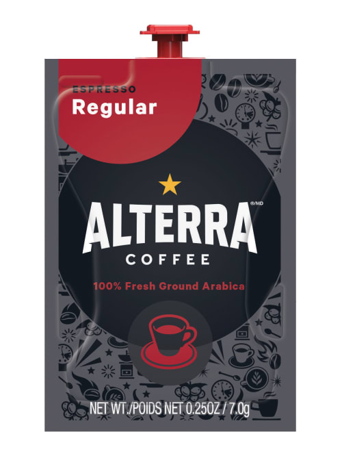 Flavia Coffee Alterra Espresso Single Serve Freshpacks 0 25 Oz Carton Of 80 Office Depot