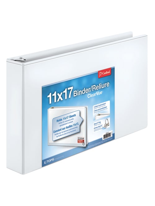 Cardinal Clearvue Binder White Office Depot
