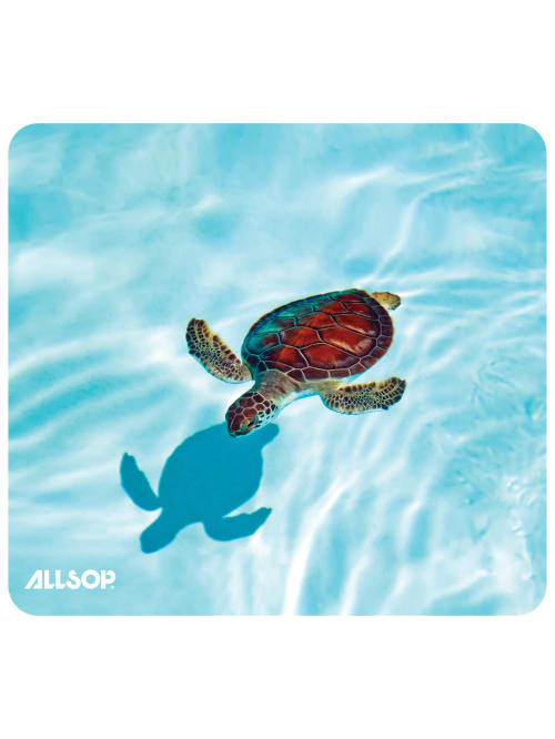 Allsop Naturesmart Mouse Pad 8 5 X 8 Turtle Blue Office Depot