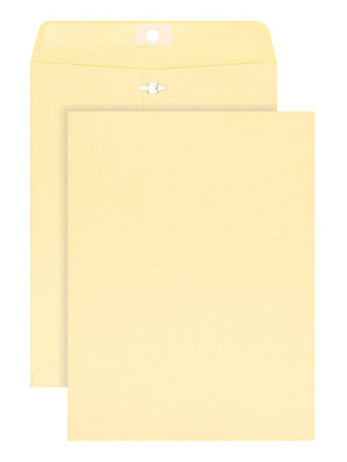 Office Depot Brand Clasp Envelopes 9 X 12 Manila Box Of 100 Office Depot