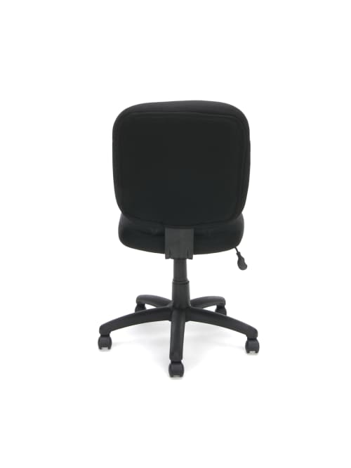 Ofm Armless Fabric Task Chair Black Office Depot
