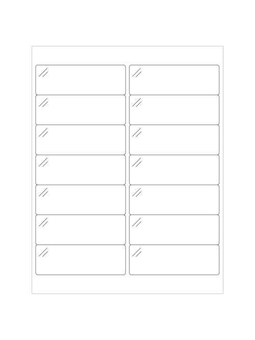 Office Depot Brand Crystal Clear Rectangle Laser Labels Ll237cc 4 X 1 38 Pack Of 1400 Office Depot