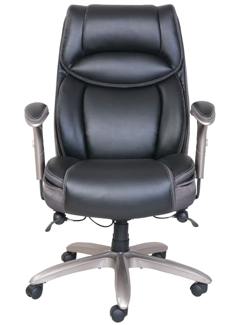 Serta Smart Layers Jennings Big Chair Black Office Depot