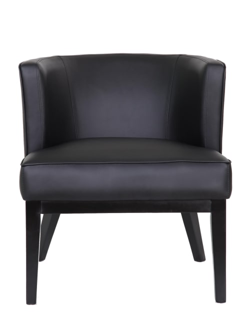 Boss Ava Accent Chair Black Office Depot