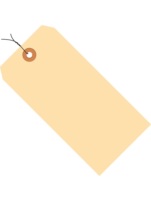 Office Depot Brand Prewired Manila Shipping Tags 10 Point 5 4 34 X 2 38 Pack Of 1000 Office Depot