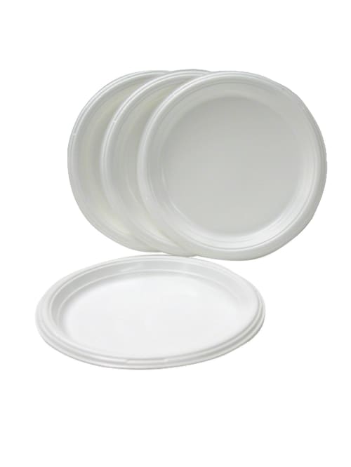 Dart Heavyweight Plastic Plates 9 Diameter White Bag Of 125 Office Depot
