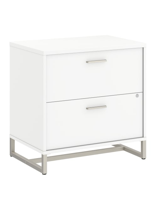 Kathy Ireland Office By Bush Business Furniture Method 30 W Lateral 2 Drawer File Cabinet White Standard Delivery Office Depot