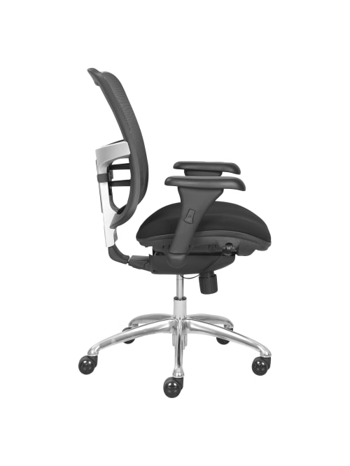 la z boy mid back task chair 41 h x 28 w x 20 1416 d black office depot