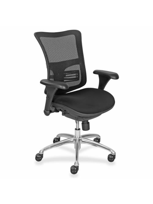 la z boy mid back task chair 41 h x 28 w x 20 1416 d black office depot