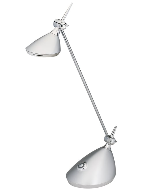 Realspace Led Desk Lamp With Touch Dimmer 15 H Silver Office Depot