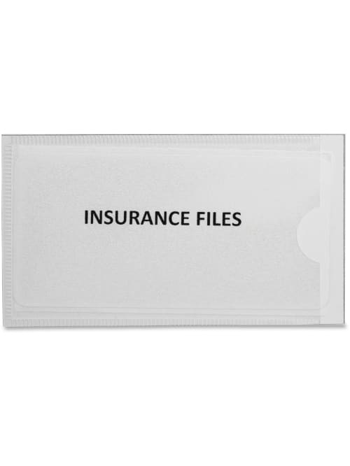 Pan Co Slap Stick Magnetic Label Holders Pack Of 10 Office Depot