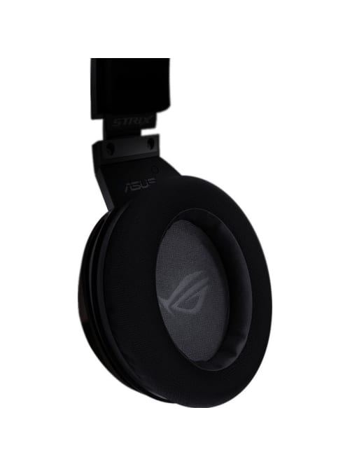 Asus Rog Strix Fusion 700 Headset Stereo Usb Wired 32 Ohm Hz Khz Over The Head Binaural Circumaural 6 56 Ft Cable Uni Directional Microphone Black Office Depot