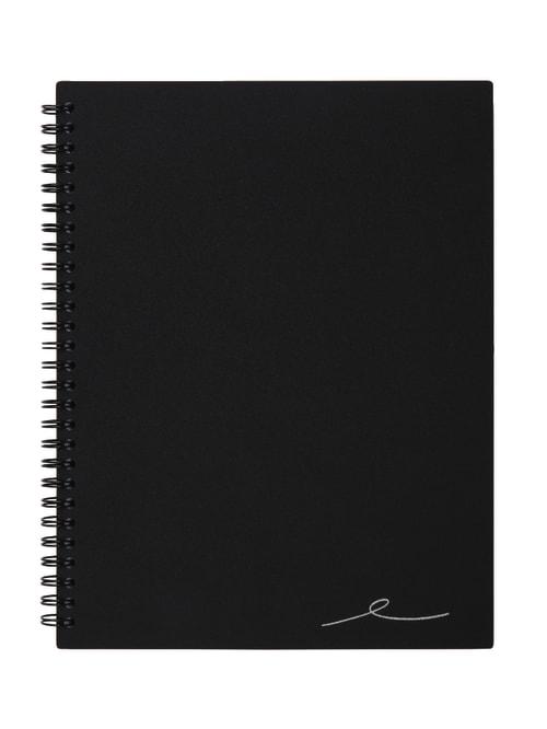 Office Depot Brand Wirebound Business Notebook 7 14 X 9 12 1 Subject Narrow Ruled 160 Pages 80 Sheets Black Office Depot