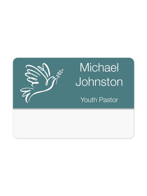 Custom Engraved Plastic Name Pocket Badge 1 14 X 3 Office Depot