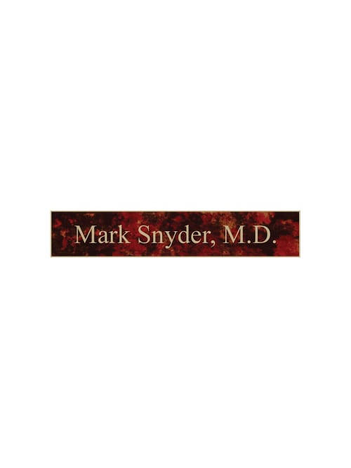 Custom Plastic Engraved Wall Sign 1 X 6 Office Depot