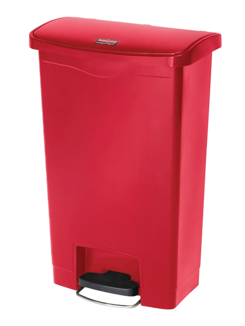 Slim Jim Step On Container 13g Red Office Depot