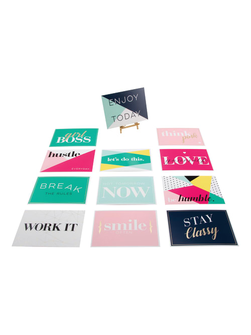 See Jane Work Desktop Easel With Cards Office Depot