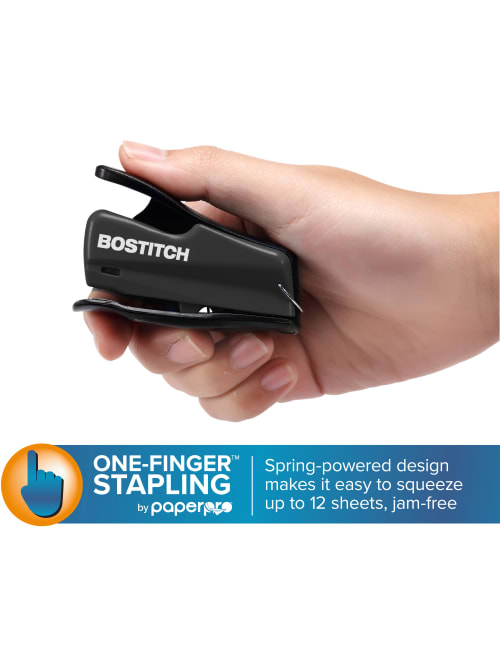 Bostitch Nano Mini Stapler 12 Sheets Capacity Assorted Colors