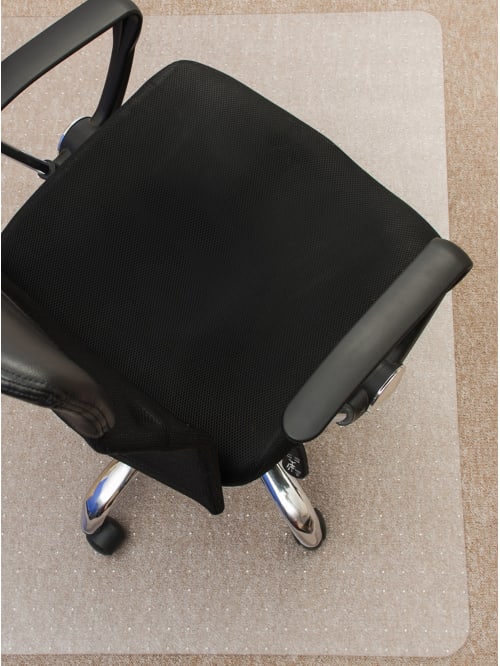 Mammoth Polycarbplus Polycarbonate Chair Mat 48 W X 53 L Clear Office Depot