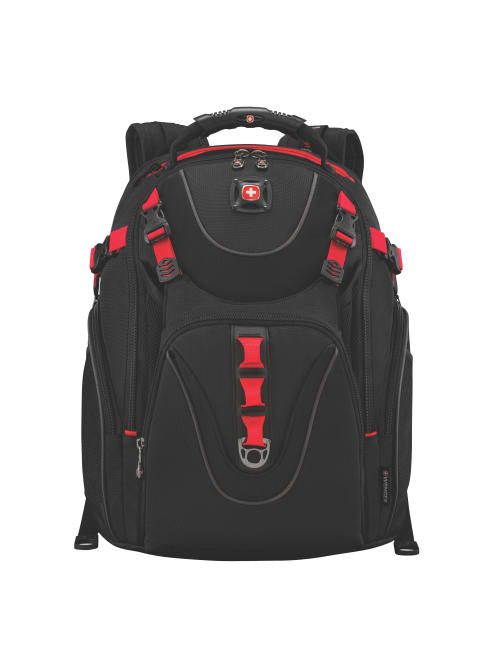 Wenger Maxxum Laptop Backpack Blackred Office Depot