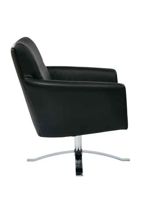 Office Star Avenue Six Nova Arm Chair Blackchrome Office Depot