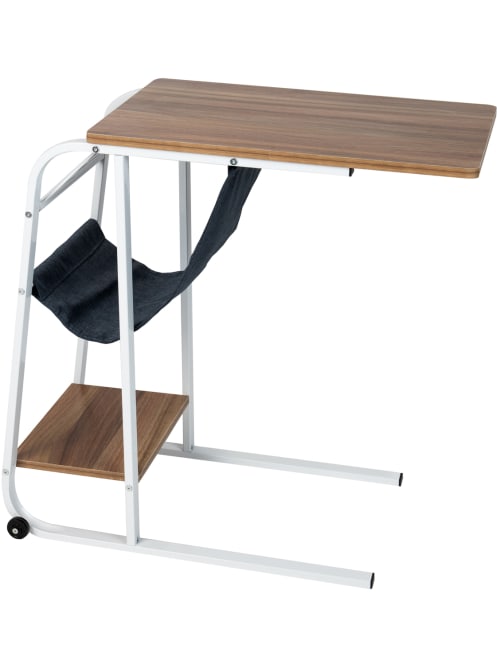 Mind Reader 30 W Table Desk Brownwhite Office Depot