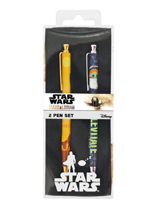 The Mandalorian Pens Gift Set Black Ink 2pk Office Depot Free engraving and matching gift box make these pen and pencil sets perfect for gifts. the mandalorian retractable pens gift set medium point 1 mm multicolor barrels black ink pack of 2 pens item 3528868