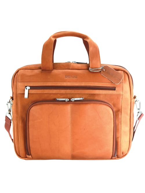 kenneth cole reaction colombian leather laptop portfolio